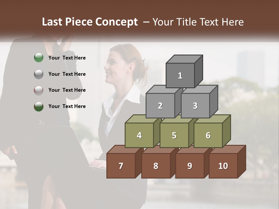 Air White Industry PowerPoint Template