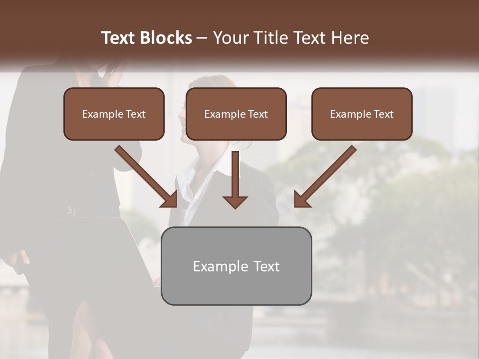 Air White Industry PowerPoint Template