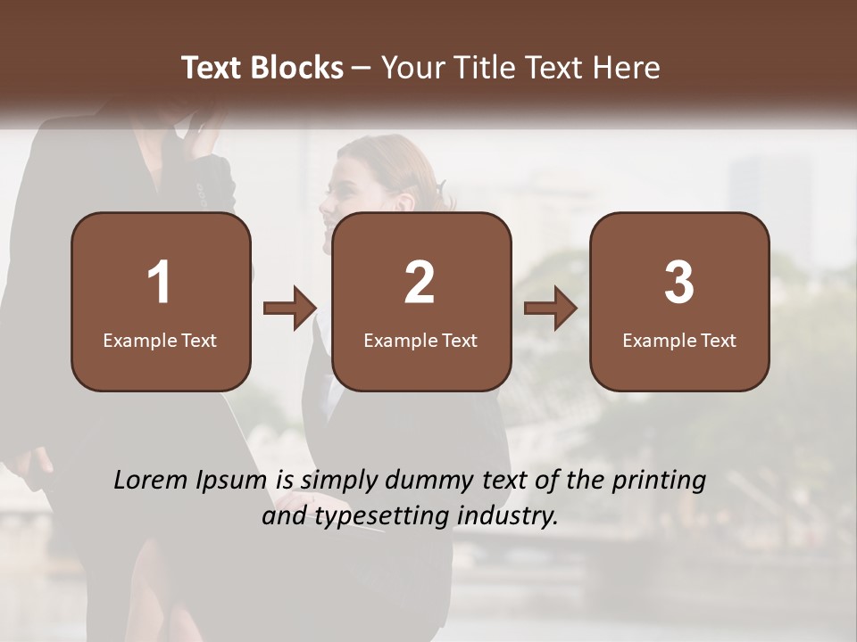 Air White Industry PowerPoint Template