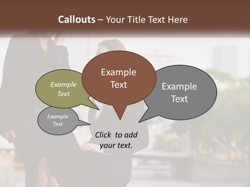 Air White Industry PowerPoint Template