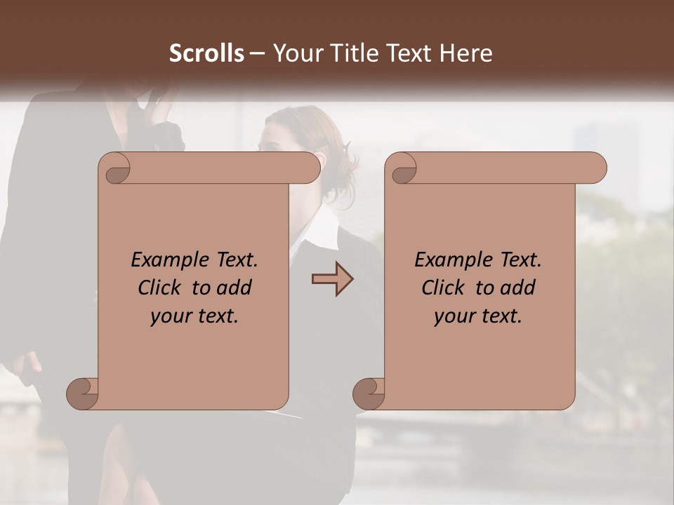 Air White Industry PowerPoint Template
