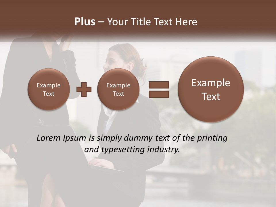 Air White Industry PowerPoint Template