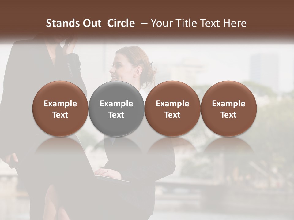 Air White Industry PowerPoint Template