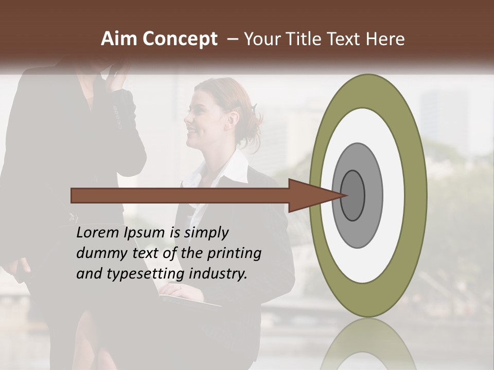 Air White Industry PowerPoint Template