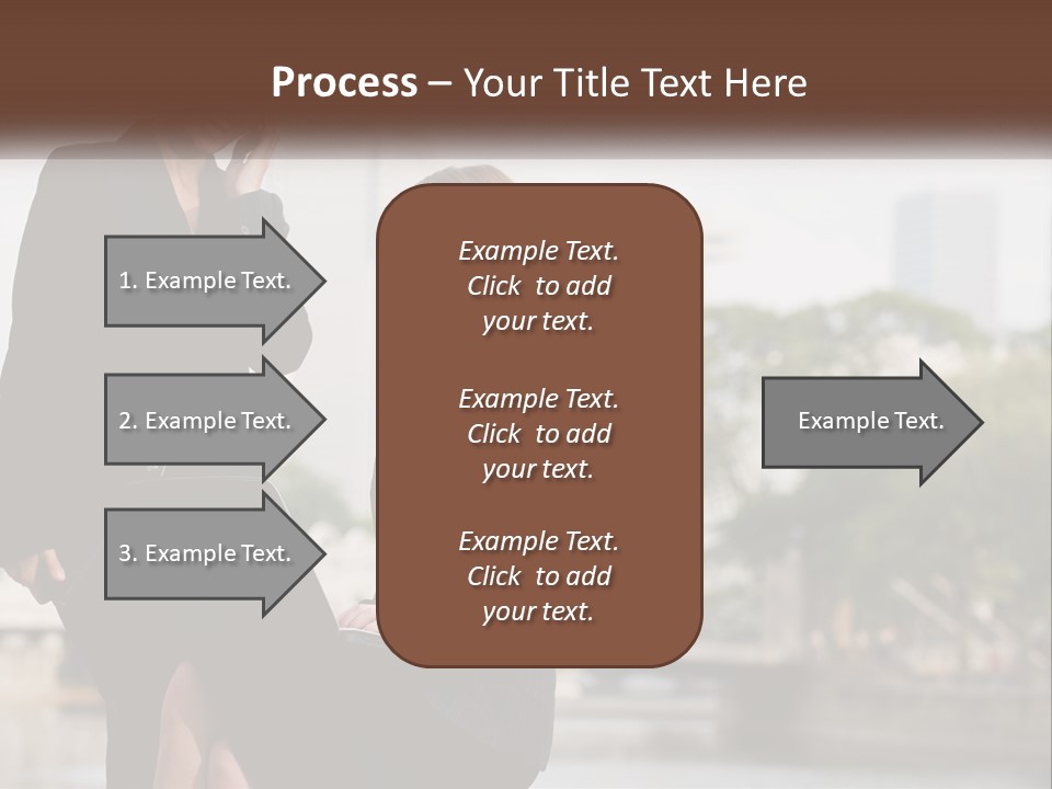Air White Industry PowerPoint Template