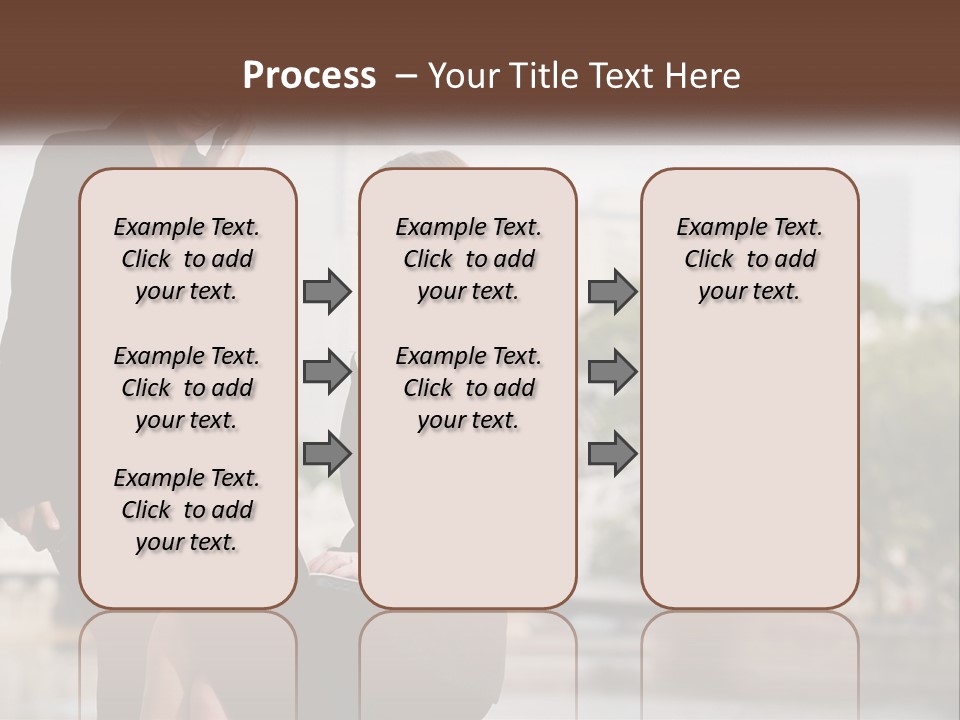 Air White Industry PowerPoint Template