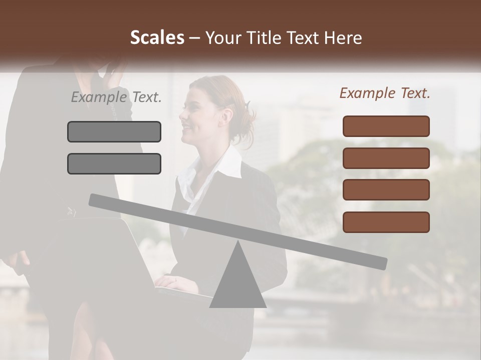 Air White Industry PowerPoint Template