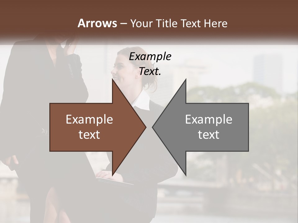 Air White Industry PowerPoint Template