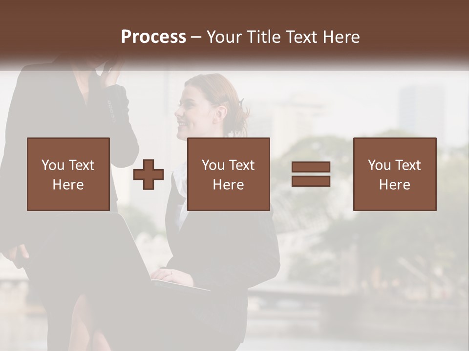 Air White Industry PowerPoint Template