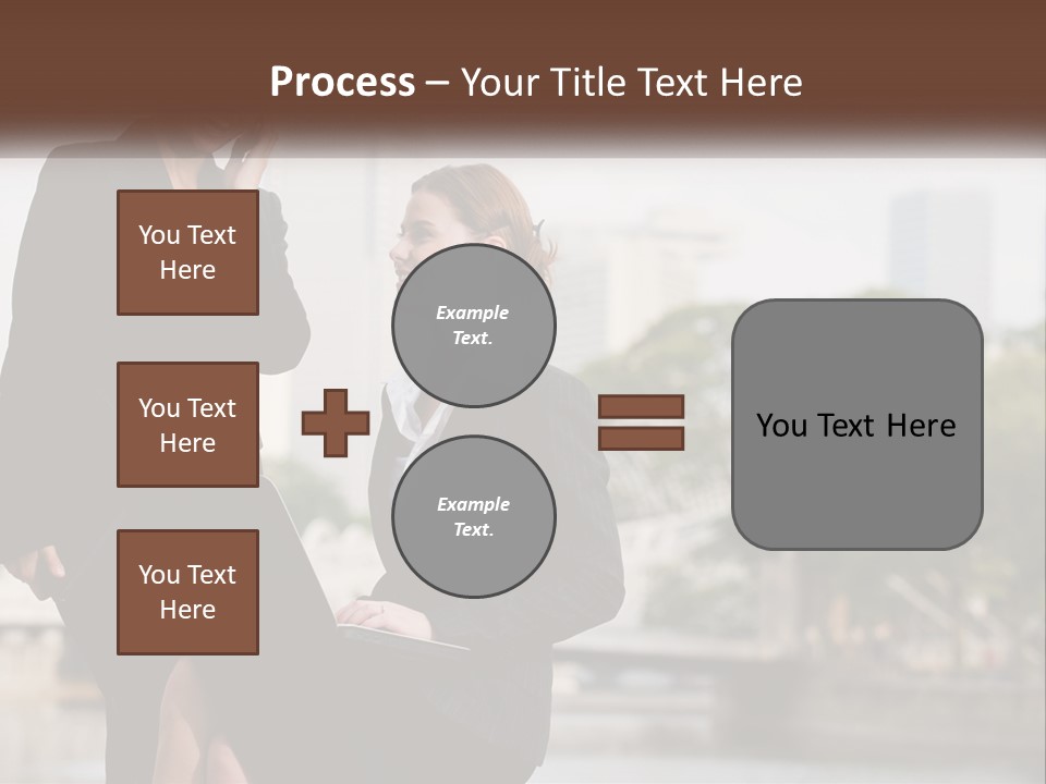 Air White Industry PowerPoint Template