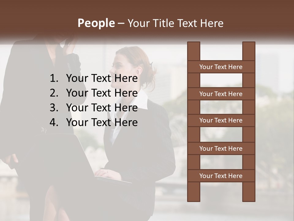Air White Industry PowerPoint Template