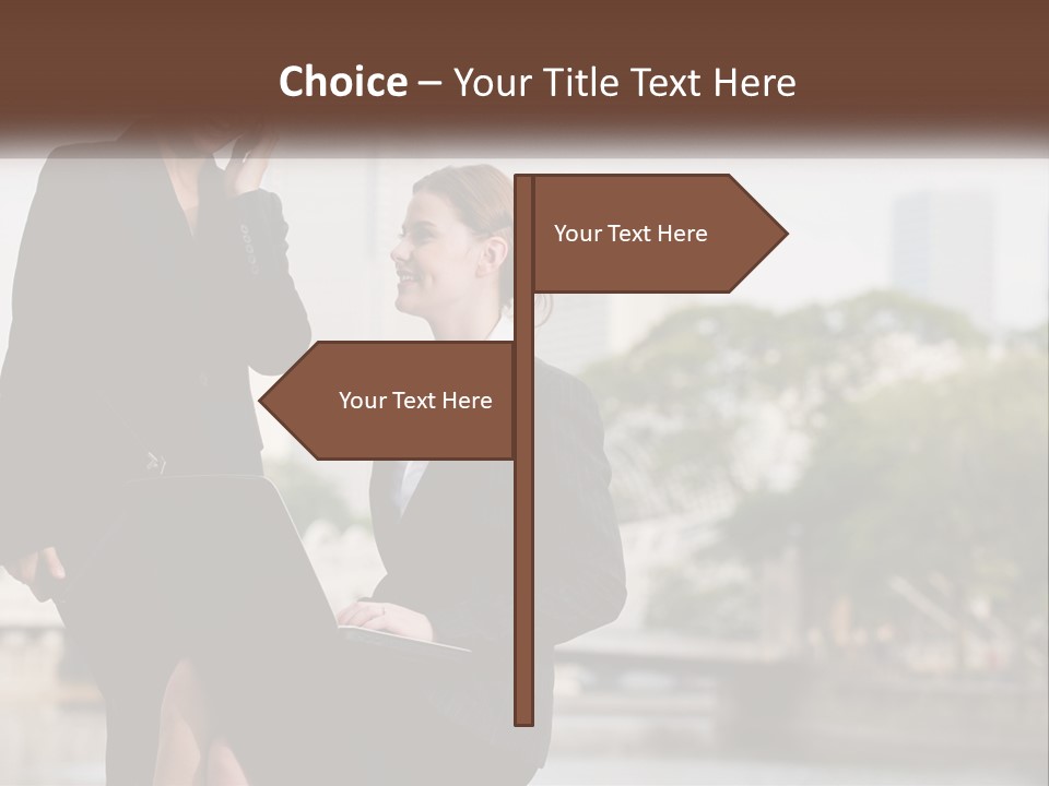 Air White Industry PowerPoint Template