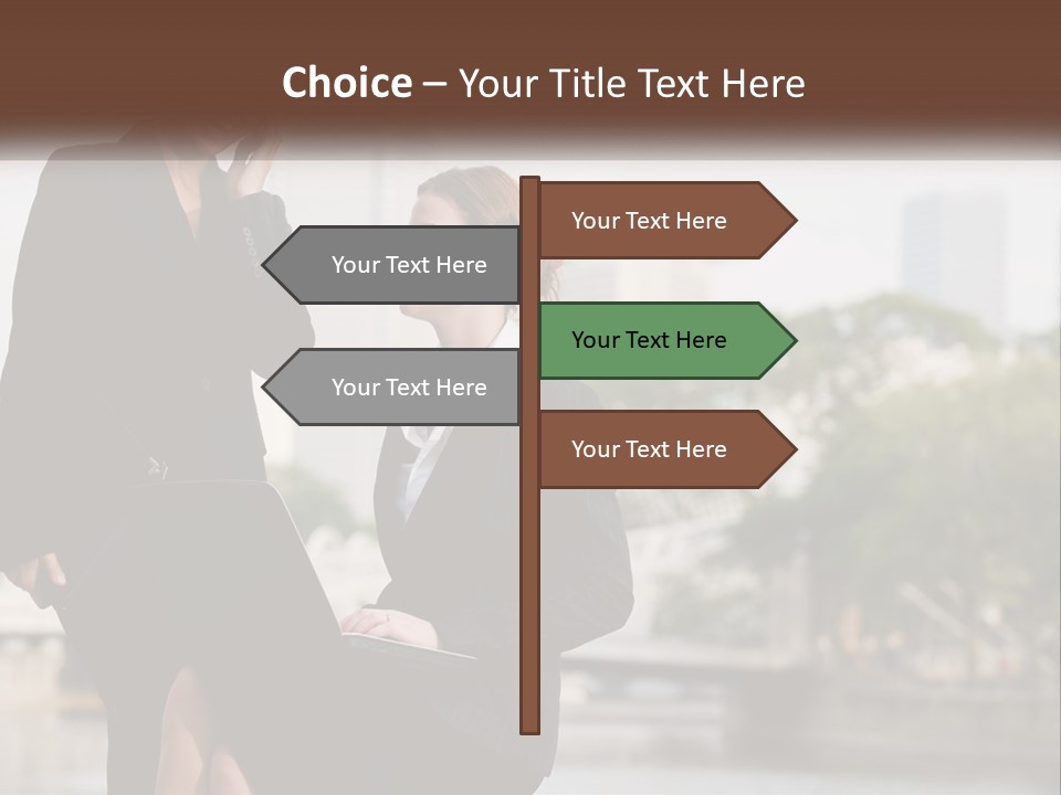 Air White Industry PowerPoint Template
