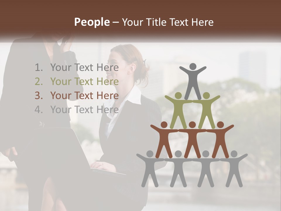 Air White Industry PowerPoint Template