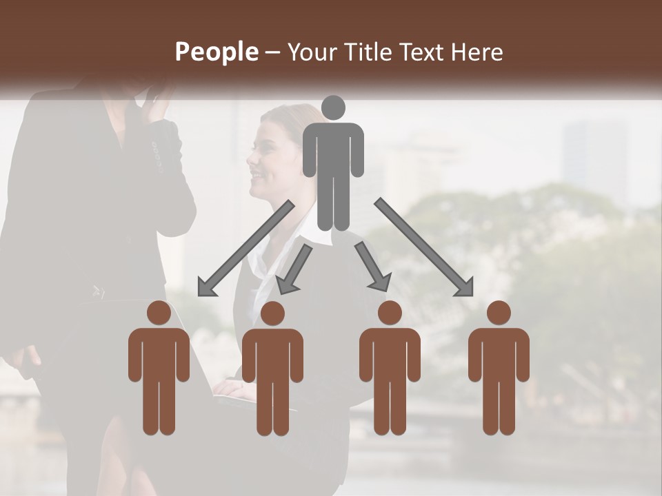 Air White Industry PowerPoint Template