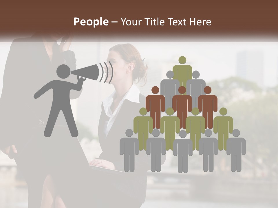 Air White Industry PowerPoint Template