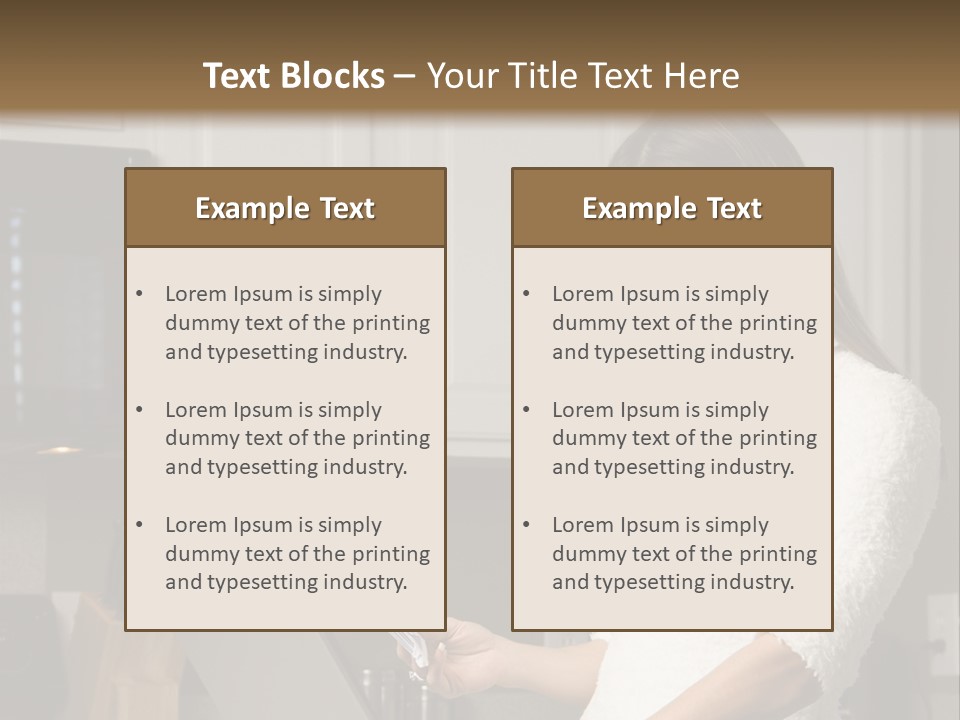 House Home Equipment PowerPoint Template