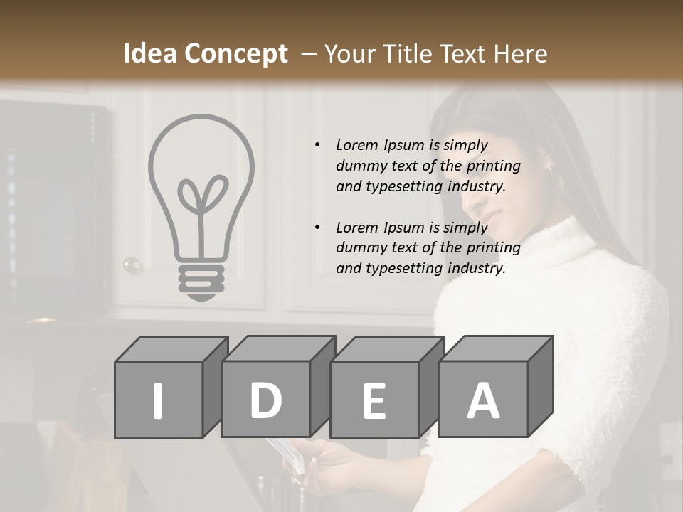 House Home Equipment PowerPoint Template