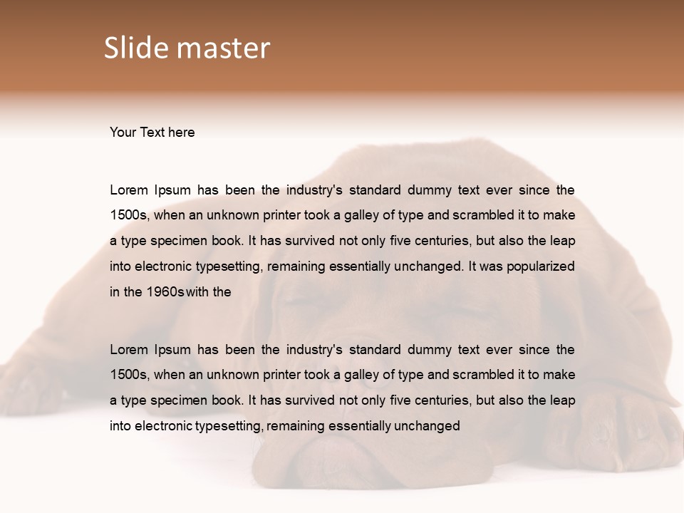 Equipment Part Ventilation PowerPoint Template