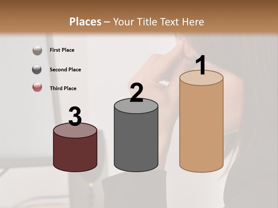 Heat Part White PowerPoint Template