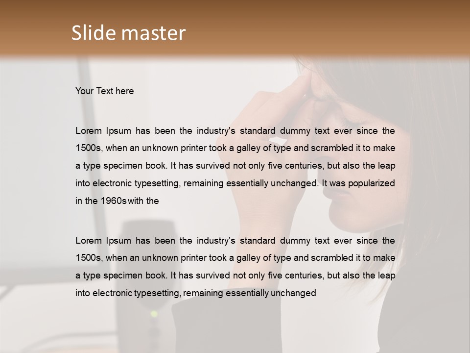 Heat Part White PowerPoint Template