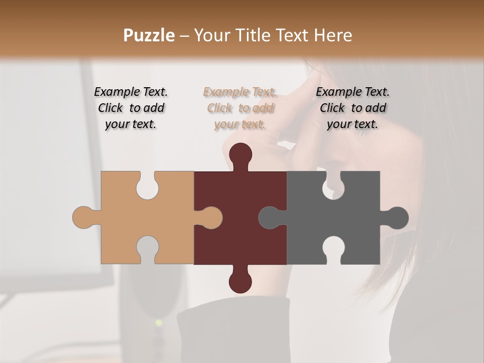 Heat Part White PowerPoint Template