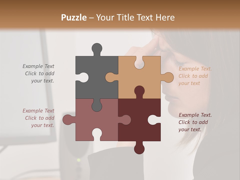 Heat Part White PowerPoint Template