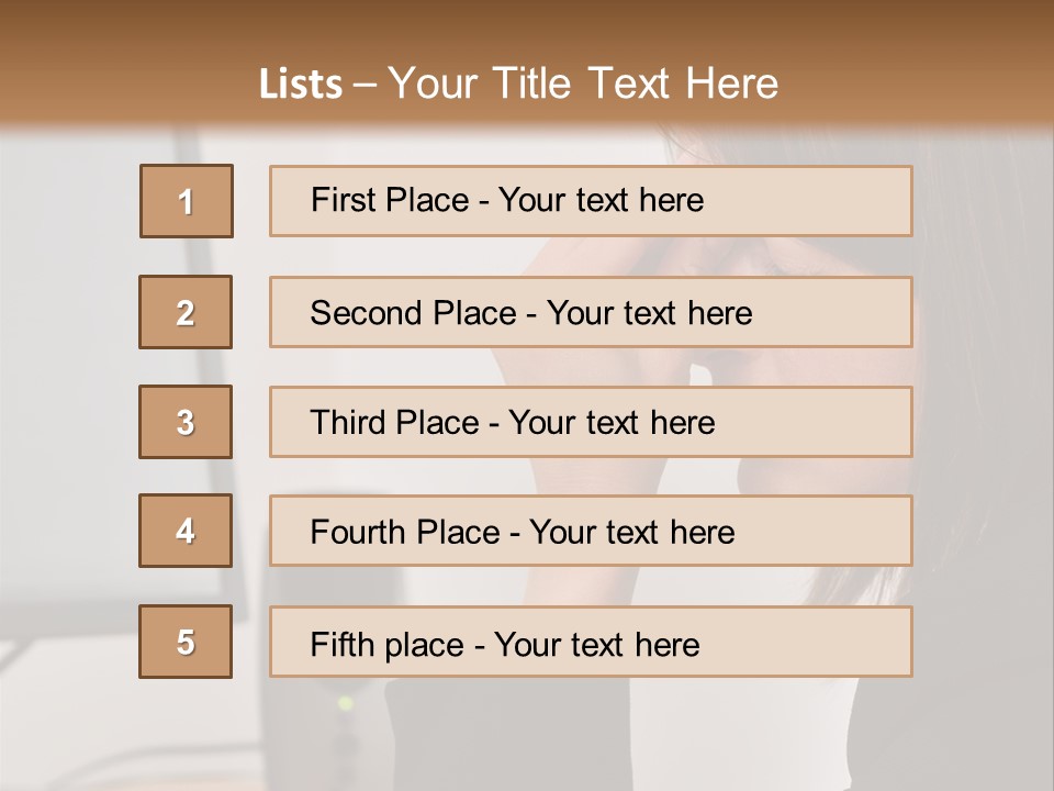 Heat Part White PowerPoint Template