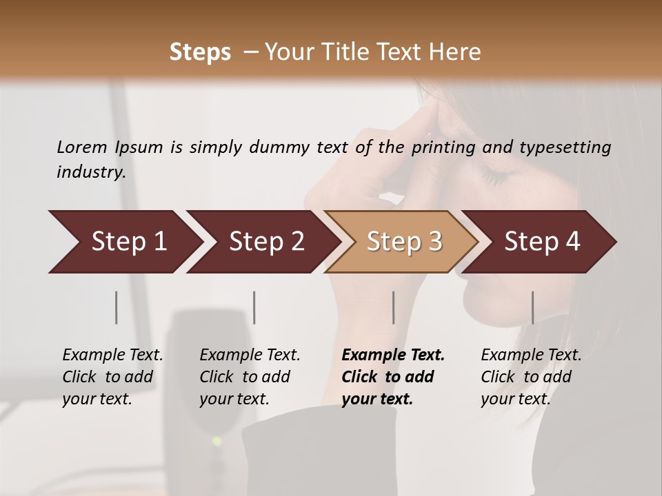 Heat Part White PowerPoint Template