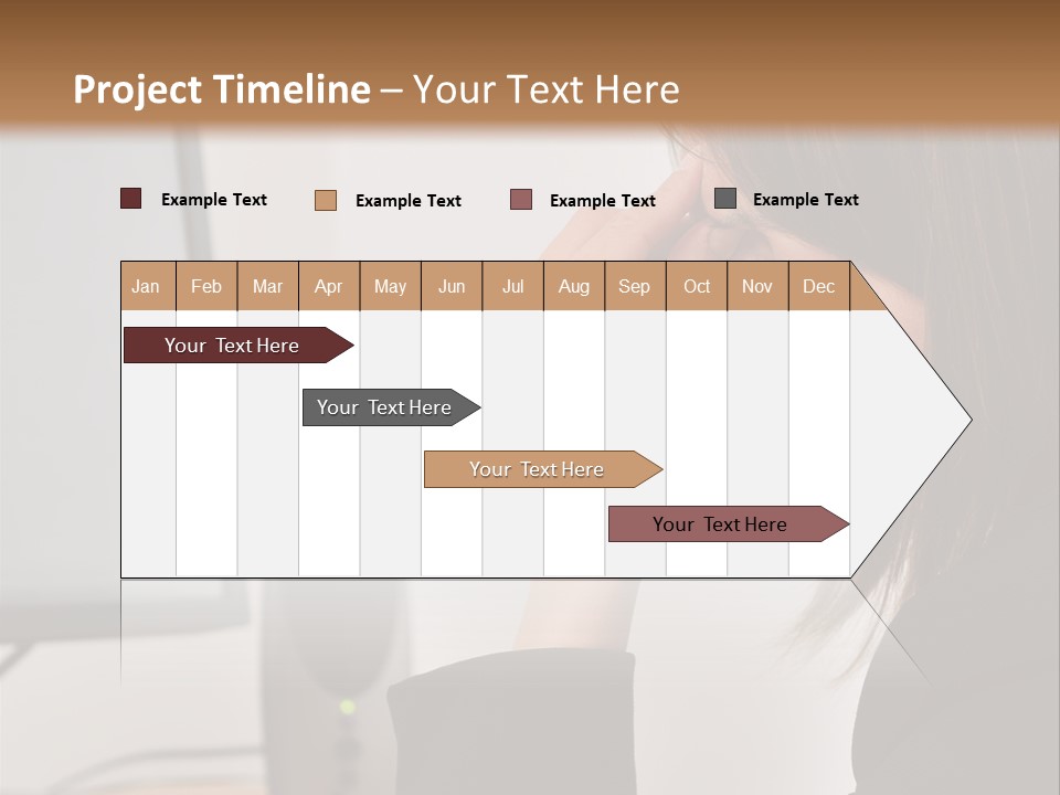 Heat Part White PowerPoint Template