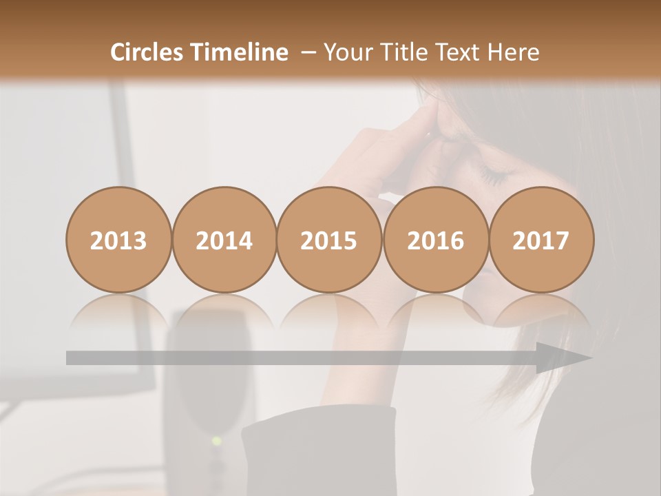 Heat Part White PowerPoint Template