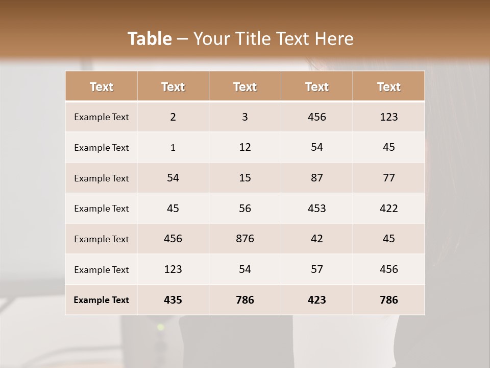 Heat Part White PowerPoint Template