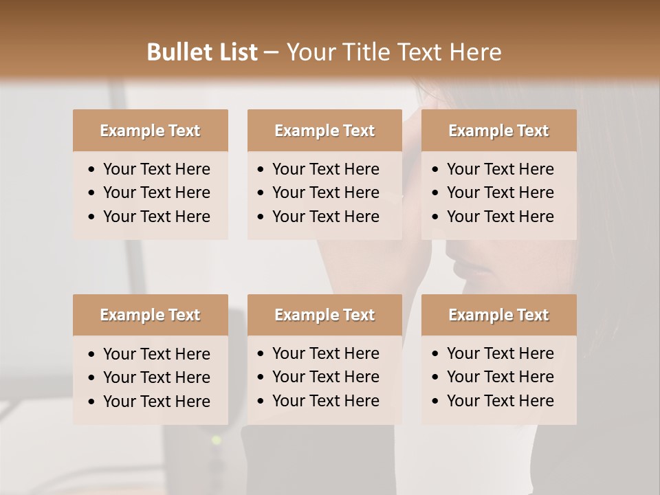 Heat Part White PowerPoint Template
