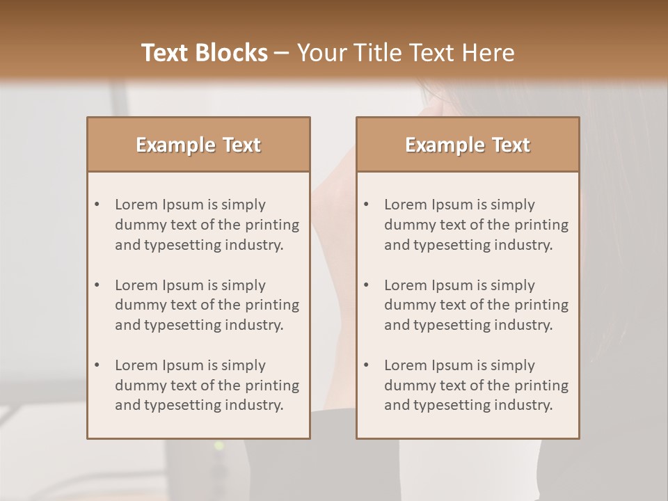 Heat Part White PowerPoint Template