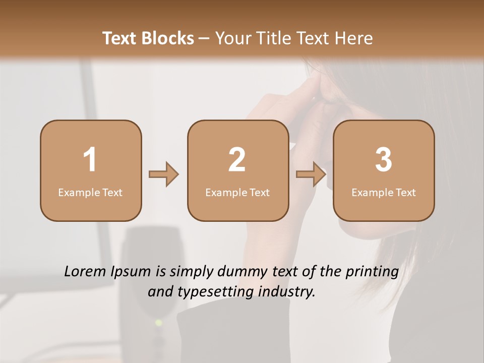 Heat Part White PowerPoint Template
