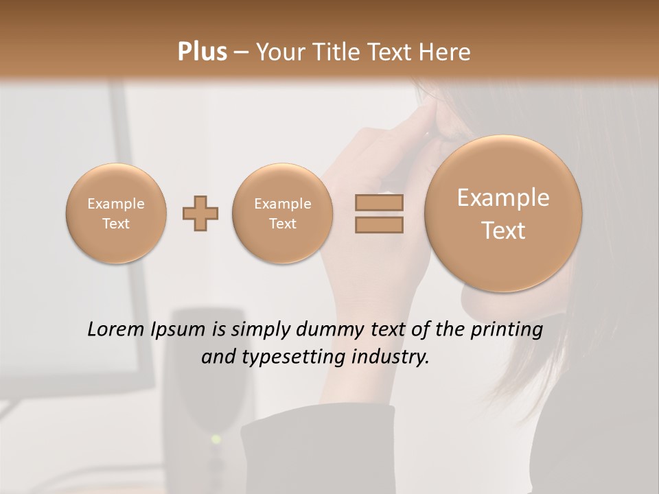 Heat Part White PowerPoint Template
