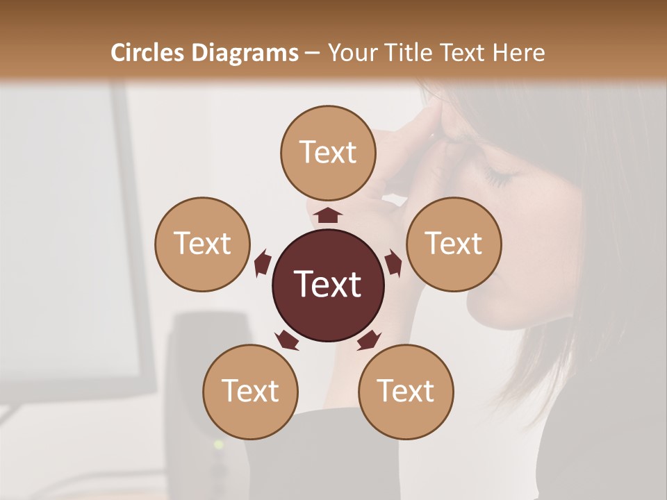 Heat Part White PowerPoint Template