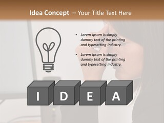 Heat Part White PowerPoint Template