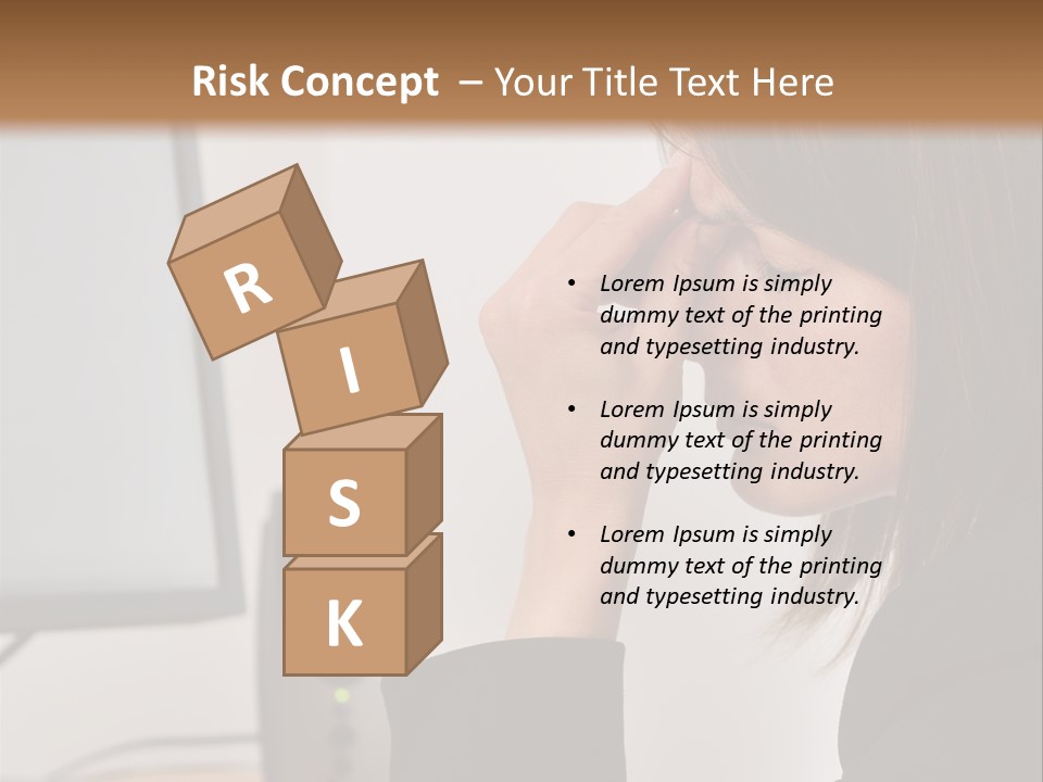 Heat Part White PowerPoint Template