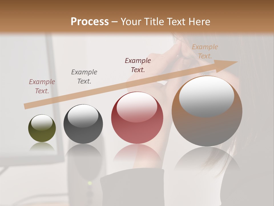 Heat Part White PowerPoint Template