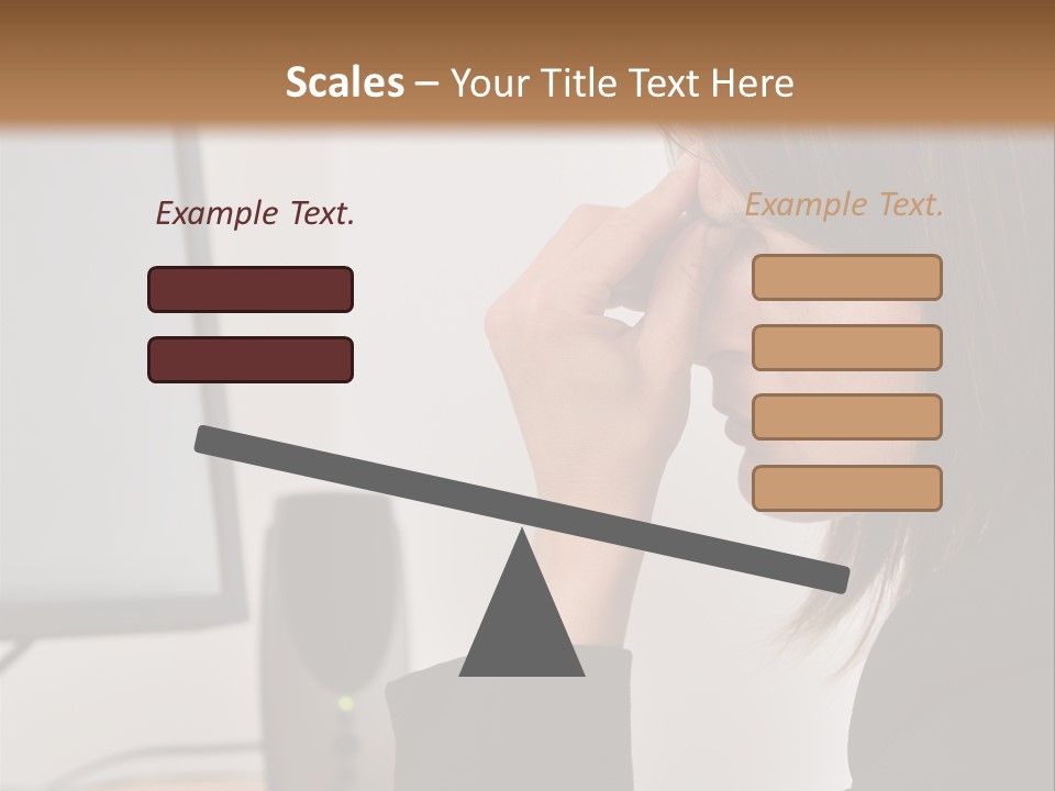 Heat Part White PowerPoint Template