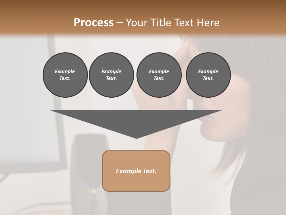 Heat Part White PowerPoint Template