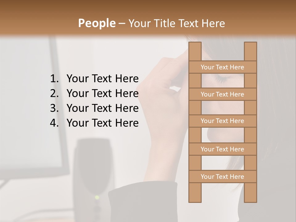 Heat Part White PowerPoint Template