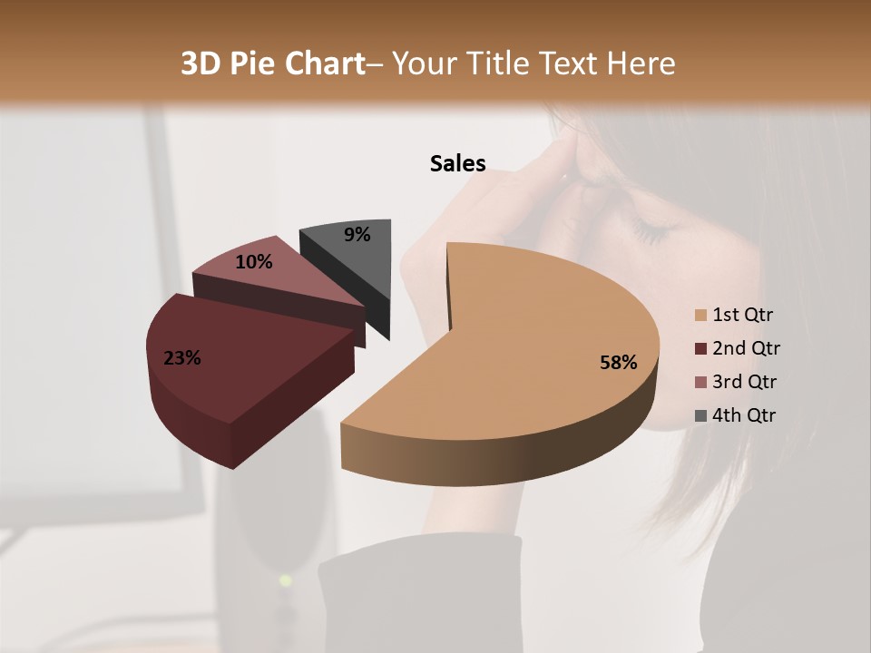 Heat Part White PowerPoint Template