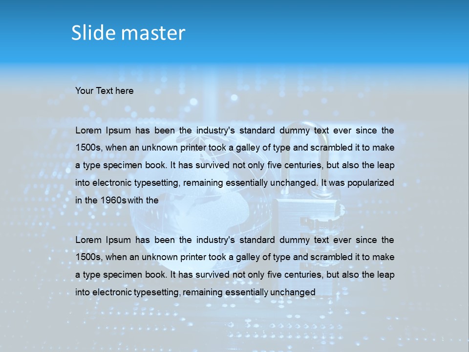 Remote Electric Equipment PowerPoint Template