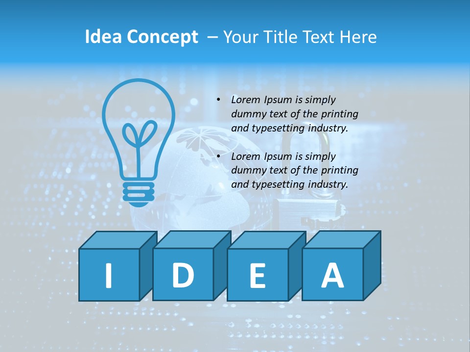 Remote Electric Equipment PowerPoint Template