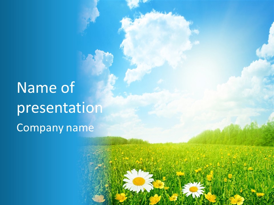Technology Energy Conditioner PowerPoint Template