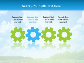Technology Energy Conditioner PowerPoint Template