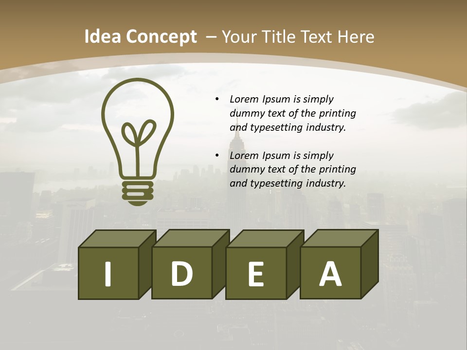 Remote Climate House PowerPoint Template