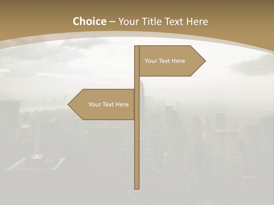 Remote Climate House PowerPoint Template